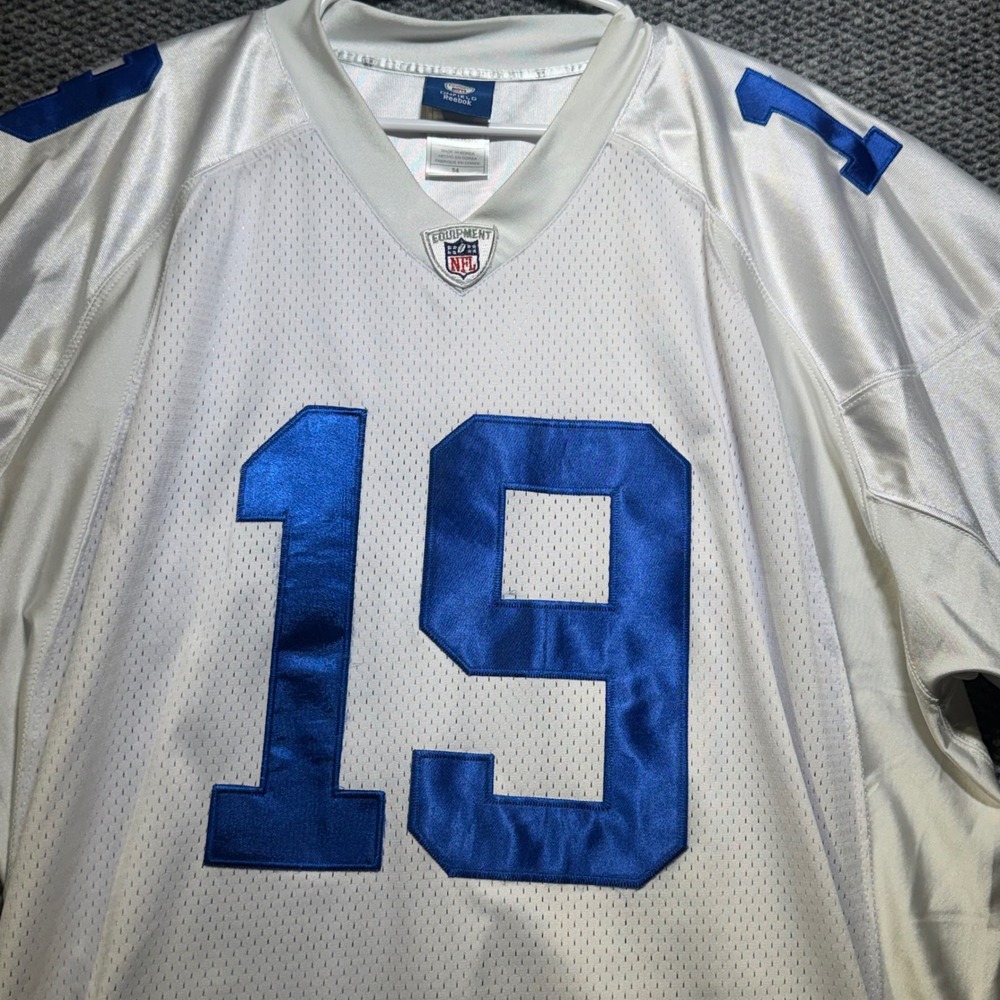 Reebok Dallas Cowboys Miles Austin 19 NFL Equipment Jersey White Size 54